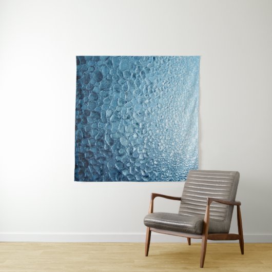 Teppich aus schwarzem und grauem Blumenbereich Wandteppich (Beispiel (Horizontal))