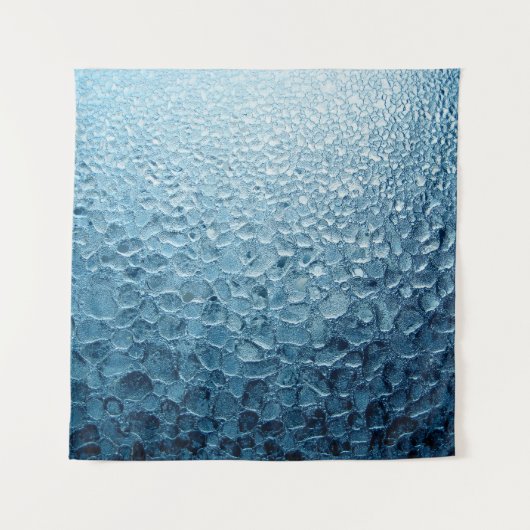 Teppich aus schwarzem und grauem Blumenbereich Wandteppich (Vorderseite)