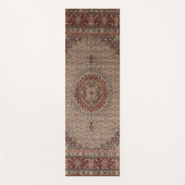 Teppich aus Vintag-persisch-türkischem Orientalisc Yogamatte (Vorderseite)