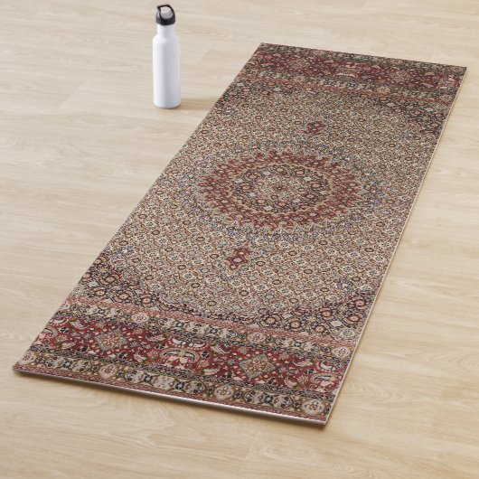 Teppich aus Vintag-persisch-türkischem Orientalisc Yogamatte (Beispiel)