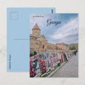Teppich-Ausstellung in Mtskheta Postkarte (Vorne/Hinten)