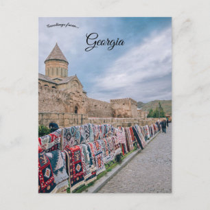 Teppich-Ausstellung in Mtskheta Postkarte
