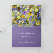 Teppich der Blume Muttertagskarte Feiertagskarte (Innenseite)