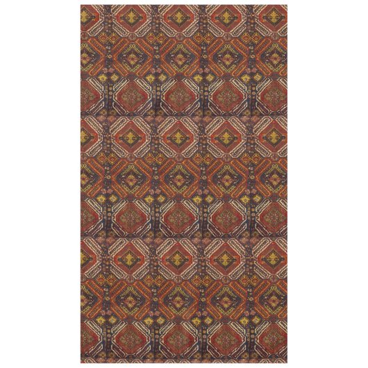 Teppich-Design in warmen Farben  Tischdecke (Vorderseite)