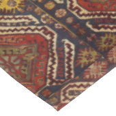 Teppich-Design in warmen Farben  Tischdecke (Schrägansicht)