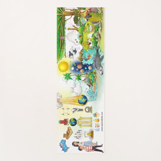 Teppich für Lehrspiele - Sintflut Yogamatte (Vorderseite)