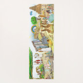 Teppich für Lehrspiele - Sintflut Yogamatte (Rückseite)