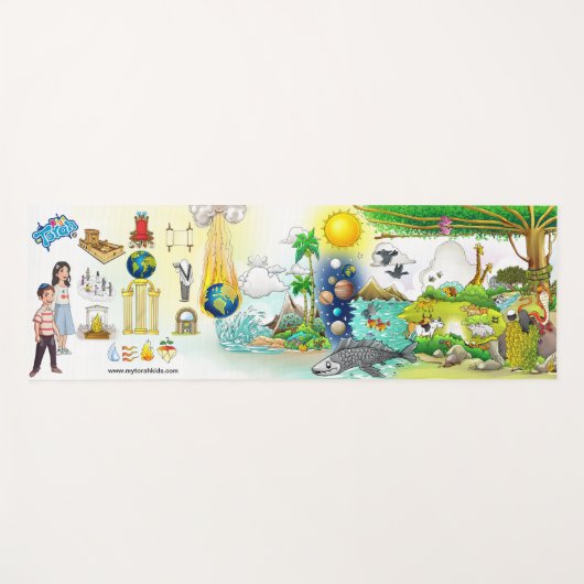 Teppich für Lehrspiele - Sintflut Yogamatte (Vorderseite (Horizontal))