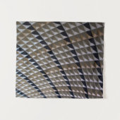 Teppich im weißen, schwarzen und braunen Bereich Wandteppich (Vorderseite (Horizontal))