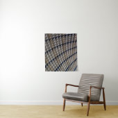 Teppich im weißen, schwarzen und braunen Bereich Wandteppich (Beispiel)