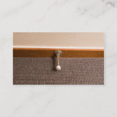 Teppich-Installateur-Visitenkarte Visitenkarte (Rückseite)