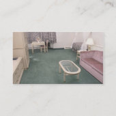 Teppich-Installations-Visitenkarte Visitenkarte (Rückseite)