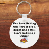 Teppich lecken schlüsselanhänger (Vorderseite)