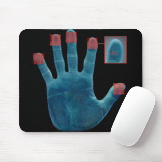 Teppich Maus Fingerabdrücke Mousepad (Mit Mouse)