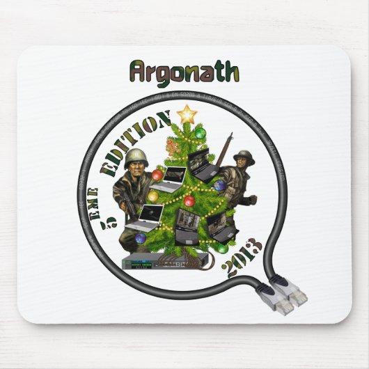 Teppich Maus Lan von Weihnachten Argonath Mousepad (Vorne)