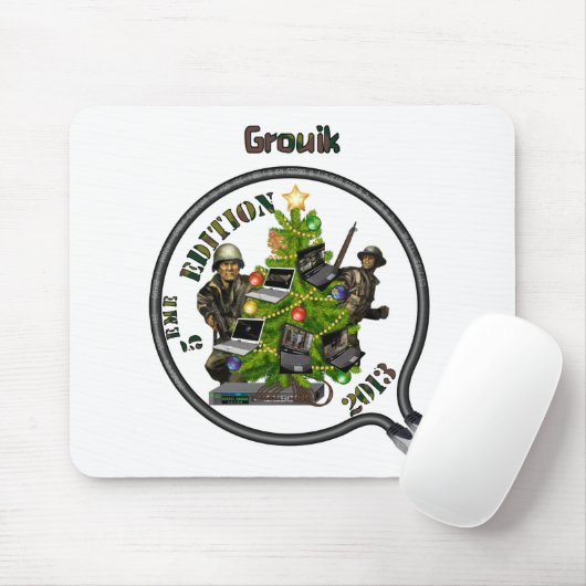 Teppich Maus Lan von Weihnachten Grouik Mousepad (Mit Mouse)
