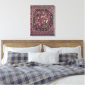 Teppich mit Ritterdarstellung Leinwanddruck (Insitu (Schlafzimmer))