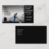 Teppich-Reiniger-Teppich-Reinigungs-Visitenkarte Visitenkarte (Vorne/Hinten)