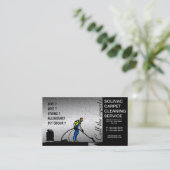 Teppich-Reiniger-Teppich-Reinigungs-Visitenkarte Visitenkarte (Stehend Vorderseite)