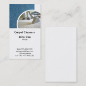 Teppich-Reiniger-Visitenkarte Visitenkarte (Vorne/Hinten)