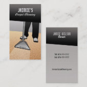 Teppich-Reiniger-Visitenkarten Visitenkarte (Vorne/Hinten)