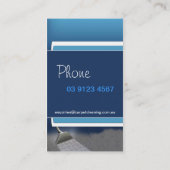 Teppich-Reinigung Visitenkarte (Rückseite)