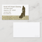 Teppich-Reinigungs-Visitenkarte Visitenkarte (Vorne/Hinten)