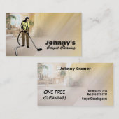 Teppich-Reinigungs-Visitenkarten Visitenkarte (Vorne/Hinten)