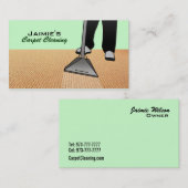 Teppich-Reinigungs-Visitenkarten Visitenkarte (Vorne/Hinten)