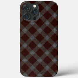 'Teppich' rotes Schach mit Quertratan mit groben T Case-Mate iPhone Hülle