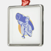 Teppich-Schicht-Arbeitskraft tragen Ornament Aus Metall (Links)