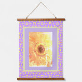 Teppich - Sonnenblume Vendredi Wandteppich Mit Holzrahmen (Vorderseite)