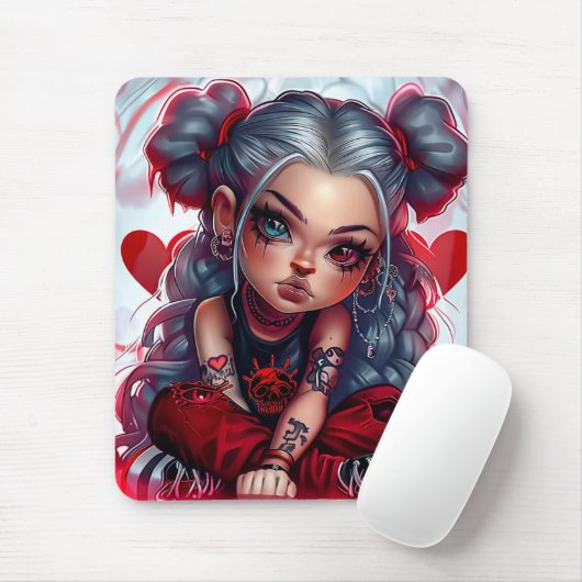 Teppich Sourie Atmosphere Melancholic 6 Mousepad (Mit Mouse)