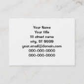 Teppich-Visitenkarte Visitenkarte (Rückseite)