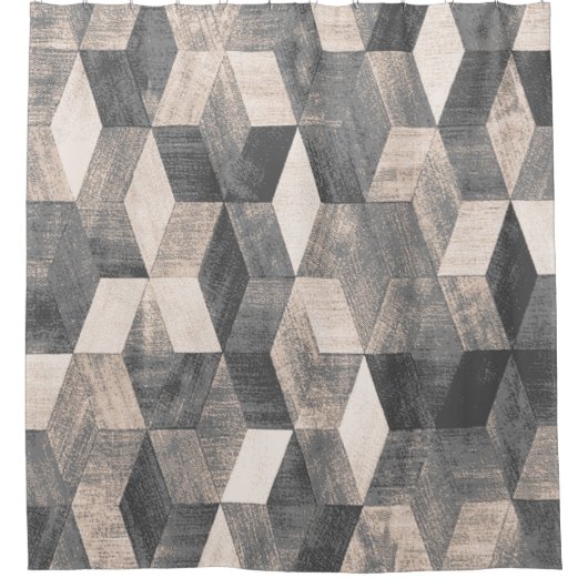 Teppichbathmat und Rug Boho Style Ethnic Design pa Duschvorhang (Vorderseite)