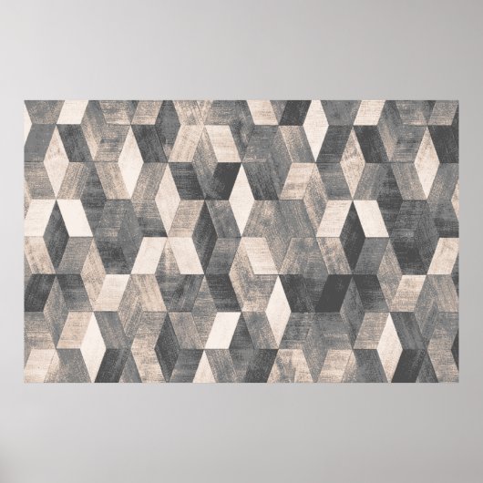 Teppichbathmat und Rug Boho Style Ethnic Design pa Poster (Vorne)