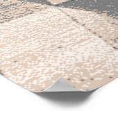 Teppichbathmat und Rug Boho Style Ethnic Design pa Poster (Ecke)