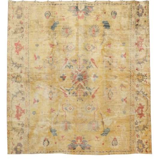 Teppichboden Gewölbe  Duschvorhang (Vorderseite)