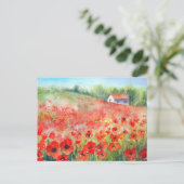 Teppichboden Postkarte (Stehend Vorderseite)