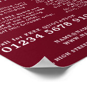 Teppichboden, Teppichboden, Innenausstattung Poster (Ecke)