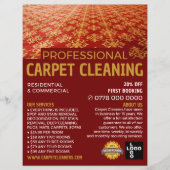 Teppichboden, Teppichreiniger, Reinigungsservice Flyer (Vorne)