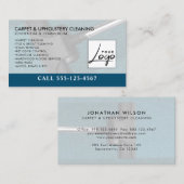 Teppichboden und Berufliche Reinigung  Visitenkarte (Vorne/Hinten)