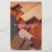 Teppichboden und Flyer (Hinten)