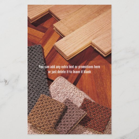 Teppichboden und Flyer (Hinten)