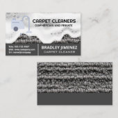 Teppichdampfreiniger Vakuum | Rug | Seife Visitenkarte (Vorne/Hinten)