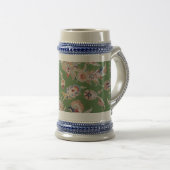 Teppichdesign 22 oz Stein Bierglas (VorderseiteRechts)