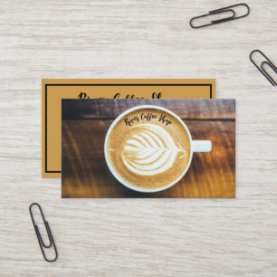 Teppiche aus Latte-Leaf-Form-Schaumstoff auf Holzn Visitenkarte