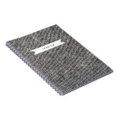 Teppiche, graue Tweed, Textur Notizblock (Rechte Seite)