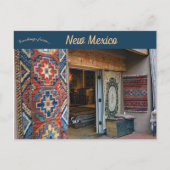 Teppiche in Santa Fe in Mexiko Postkarte (Vorderseite)