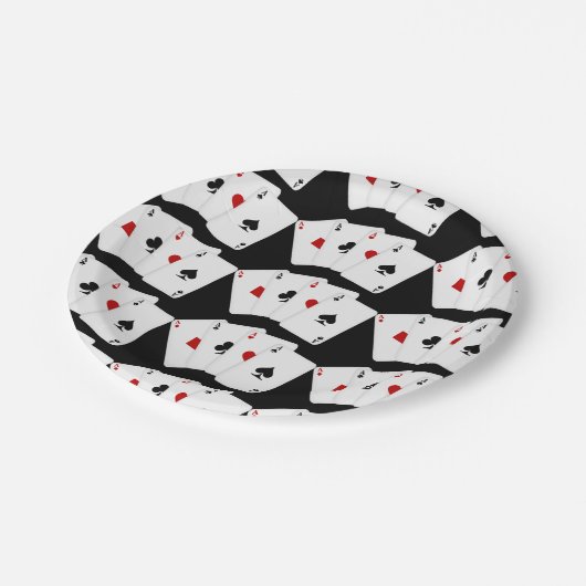 Teppiche Kartenöfen Party Pappteller (Schrägansicht)
